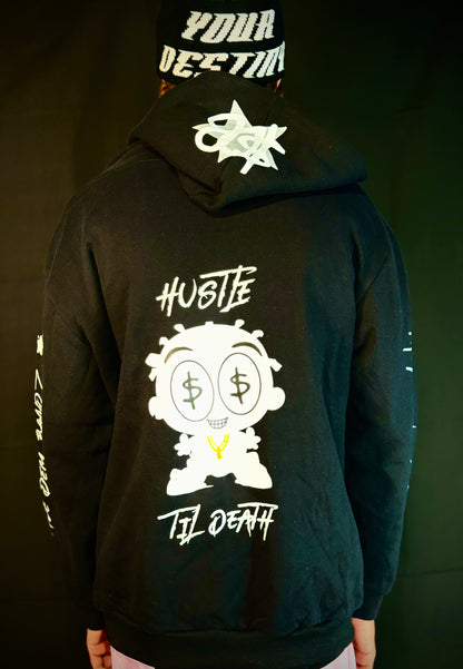 SDB Zip-Up Hoodie - BLACK