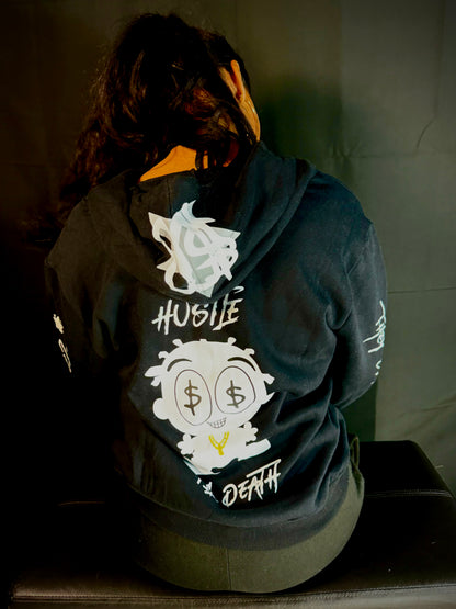 SDB Zip-Up Hoodie - BLACK